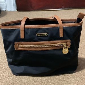 Michael Kors Small Black/Tan Tote Bag